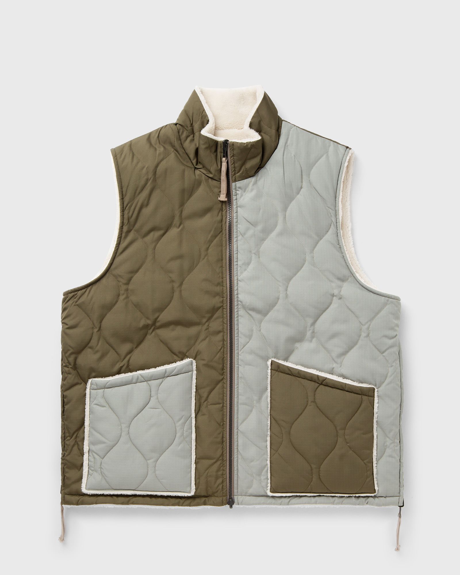 MILITARY RIVERSIBLE HI NECK DOWN VEST