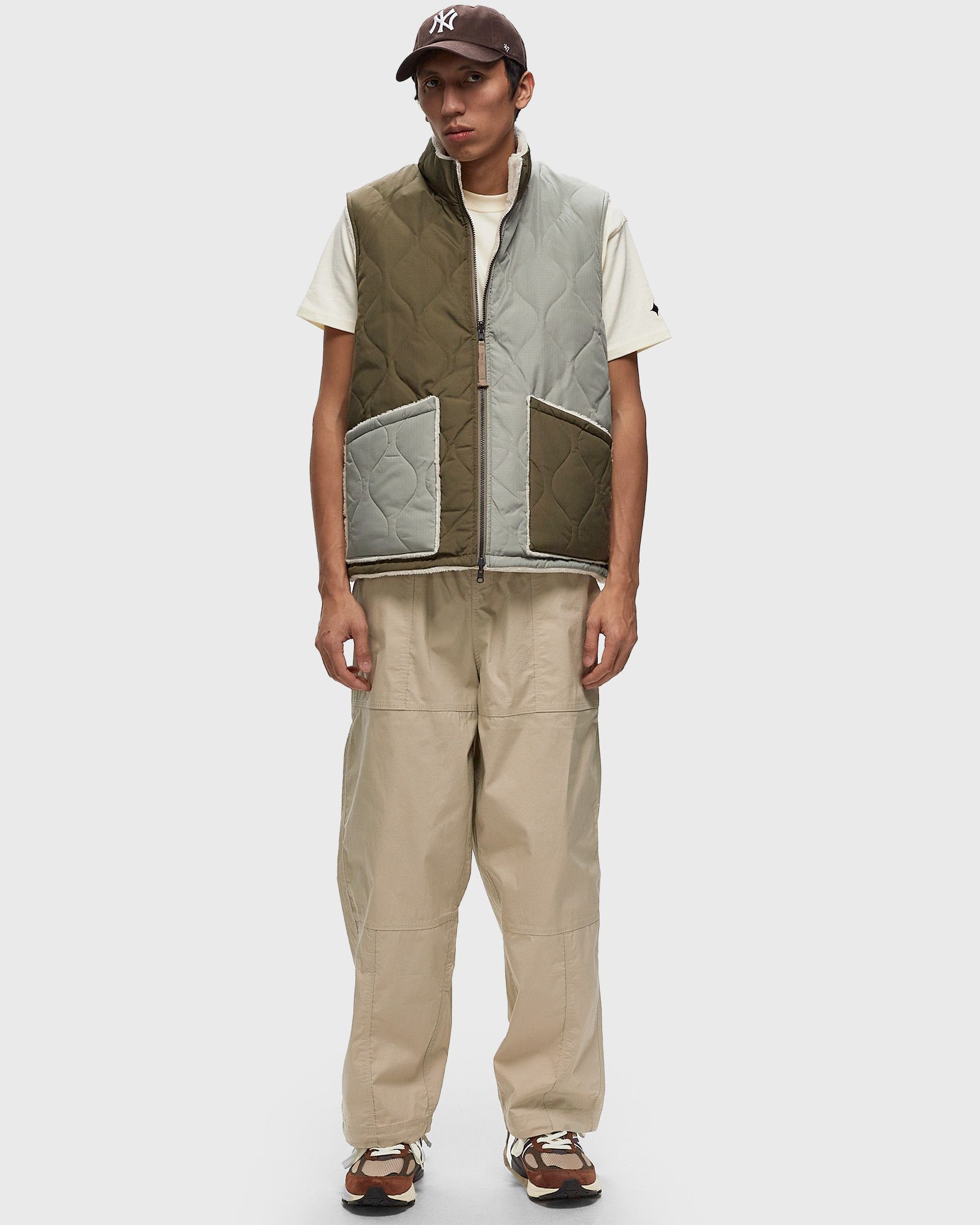 MILITARY RIVERSIBLE HI NECK DOWN VEST