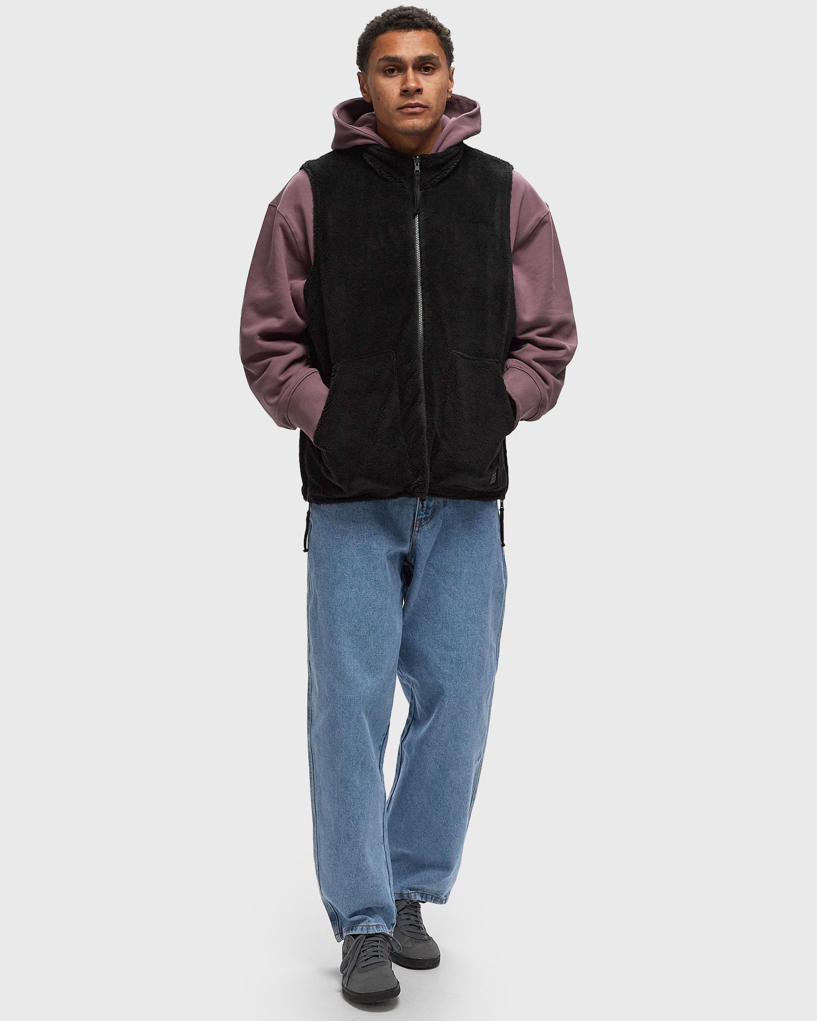 NON DOWN  MILITARY  REVERSIBLE BOA HI NECK VEST