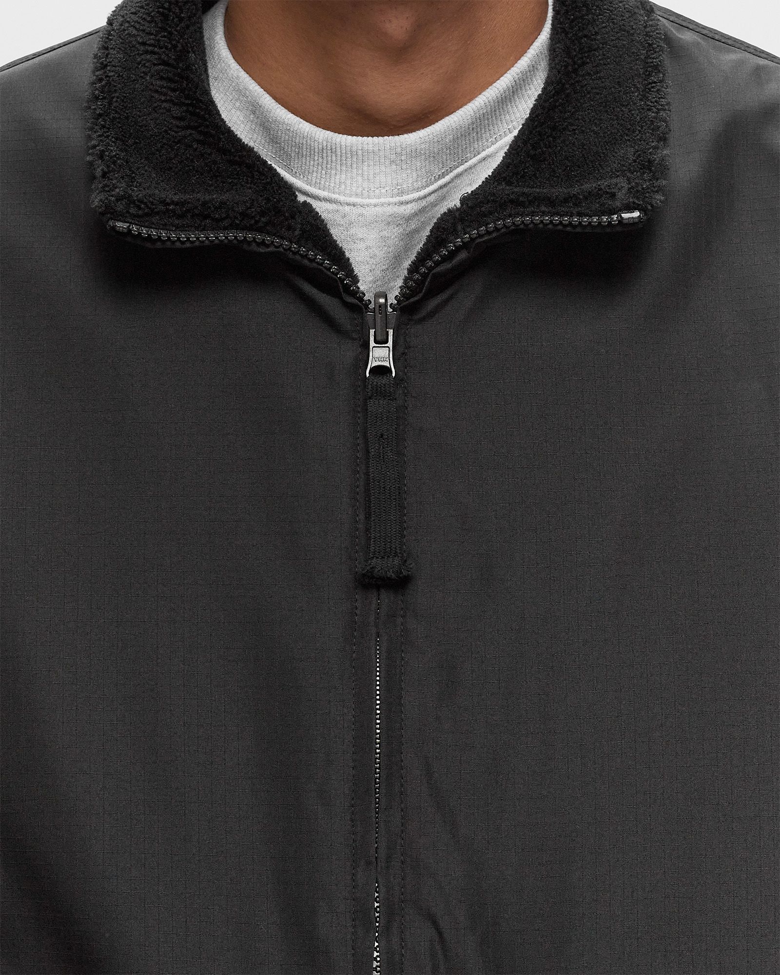 NON DOWN  MILITARY  REVERSIBLE BOA HI NECK JACKET