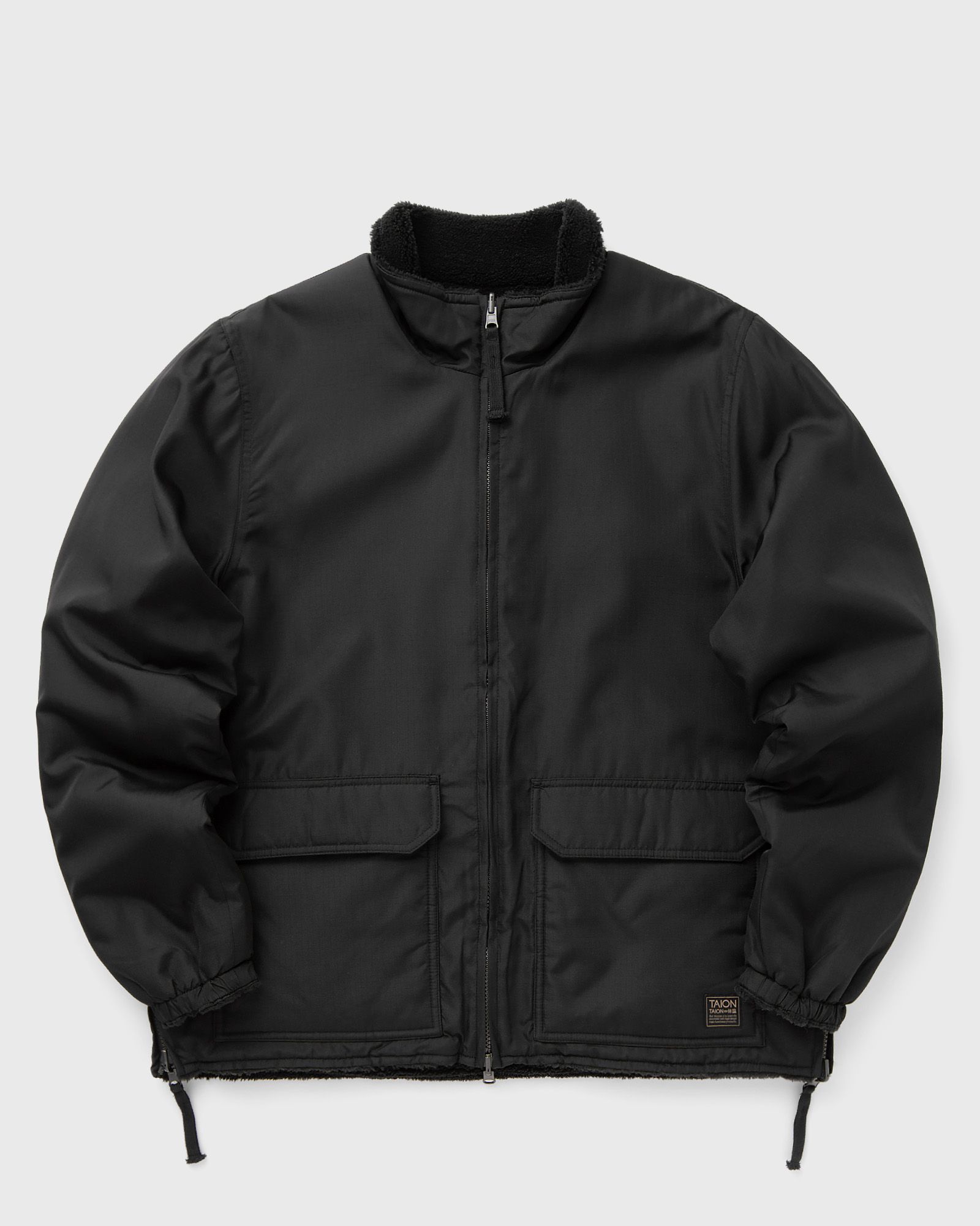 NON DOWN  MILITARY  REVERSIBLE BOA HI NECK JACKET