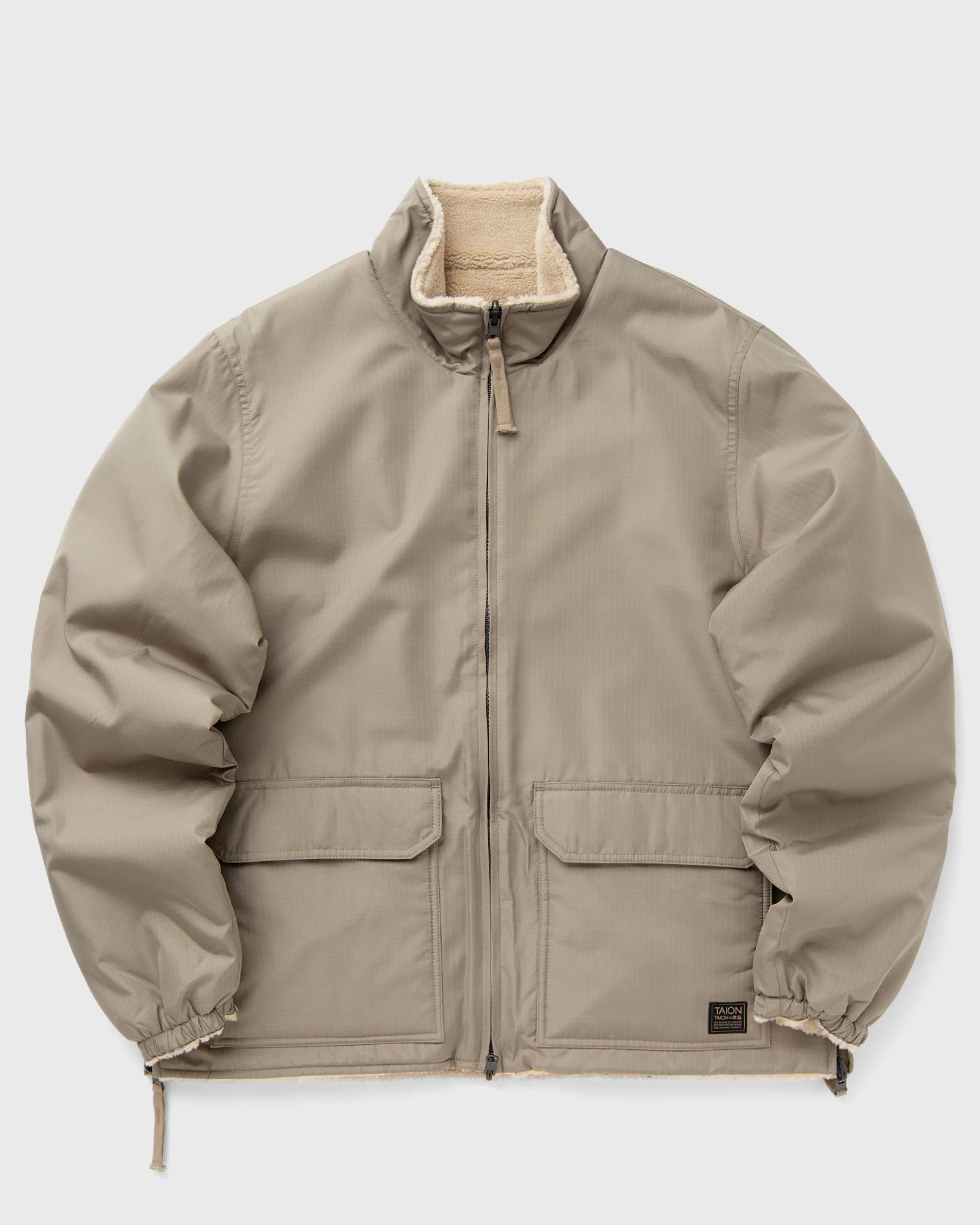 NON DOWN  MILITARY  REVERSIBLE BOA HI NECK JACKET