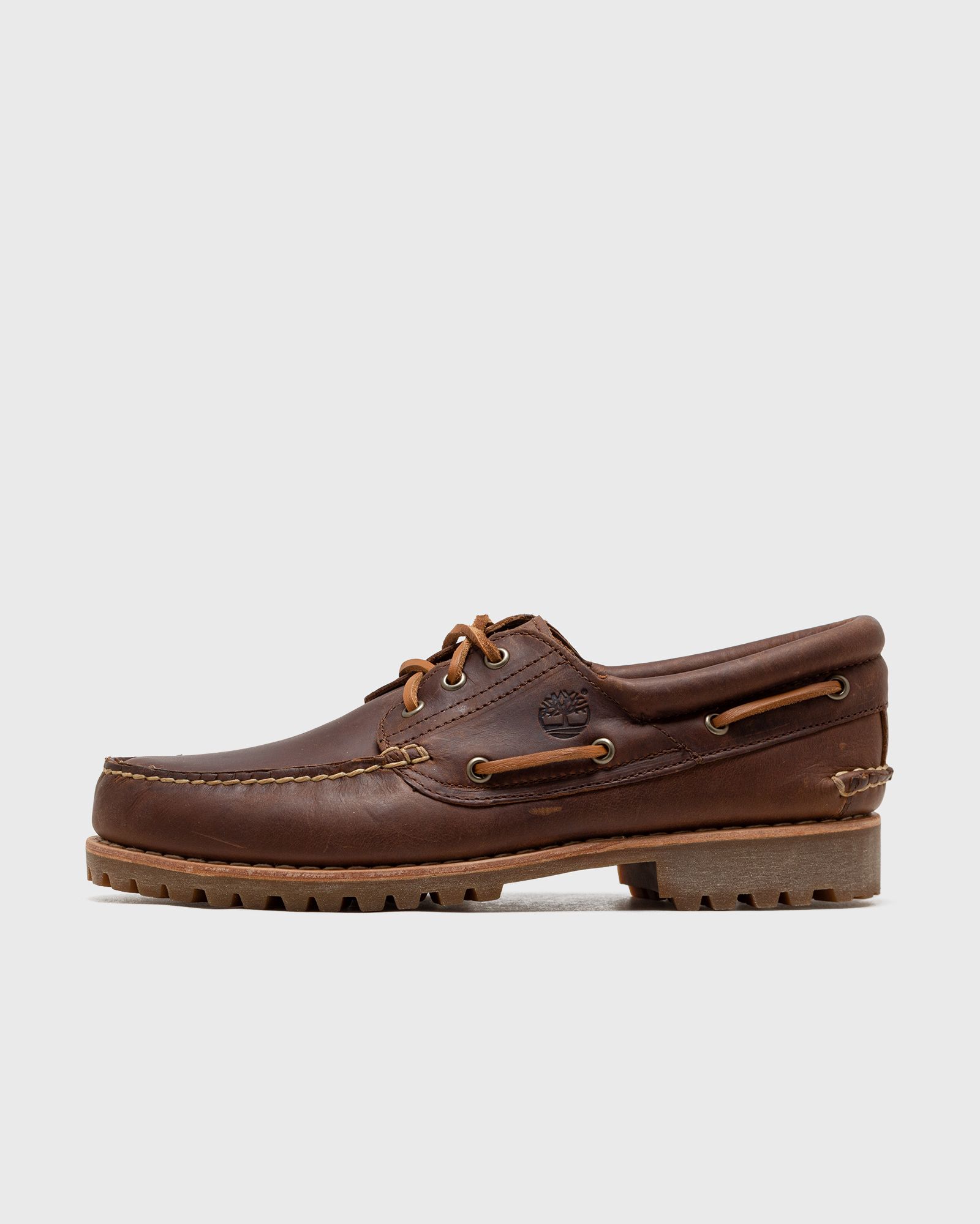 Timberland - authentics 3 eye classic lug men casual shoes brown in größe:41