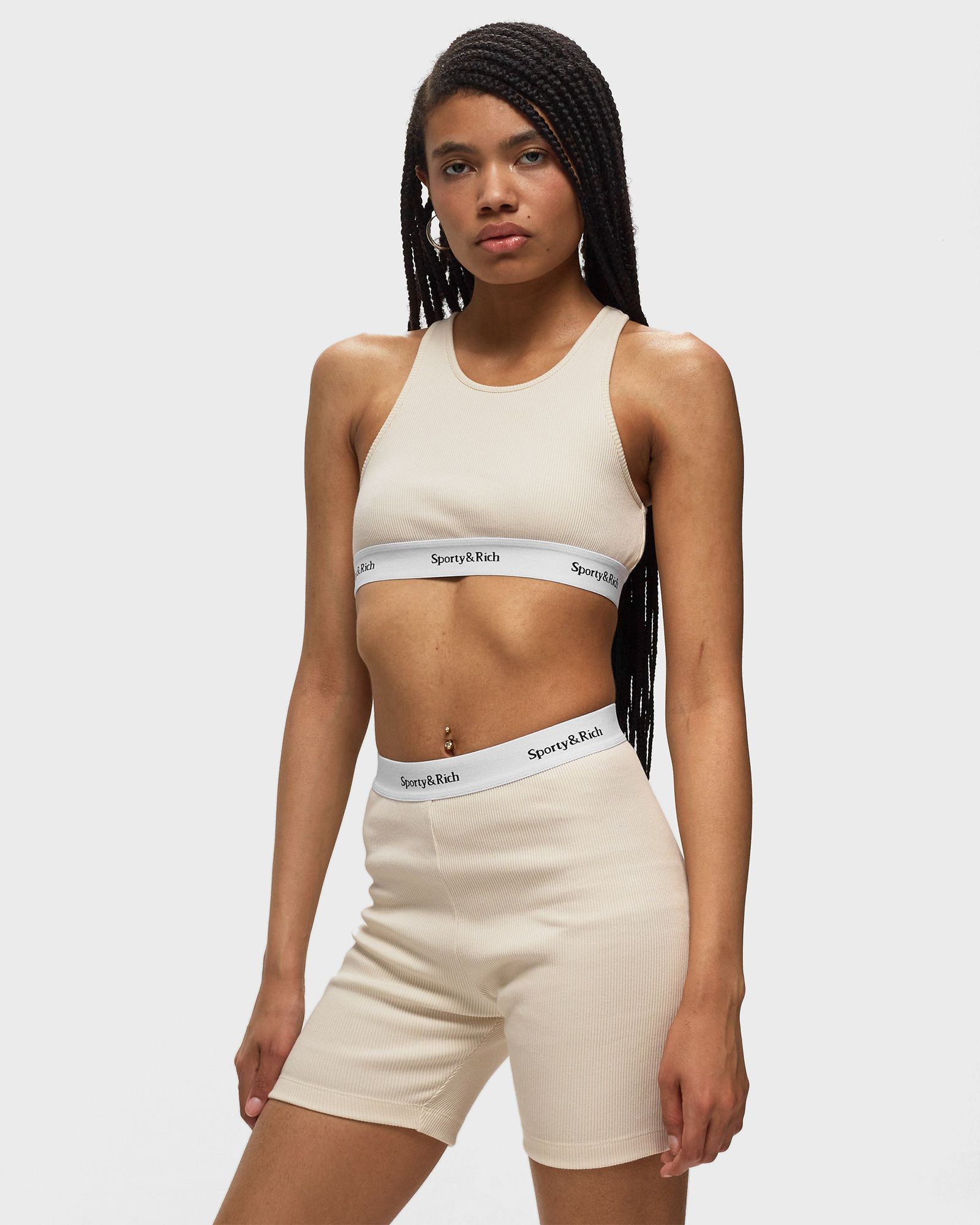 Serif Logo Cropped Tank