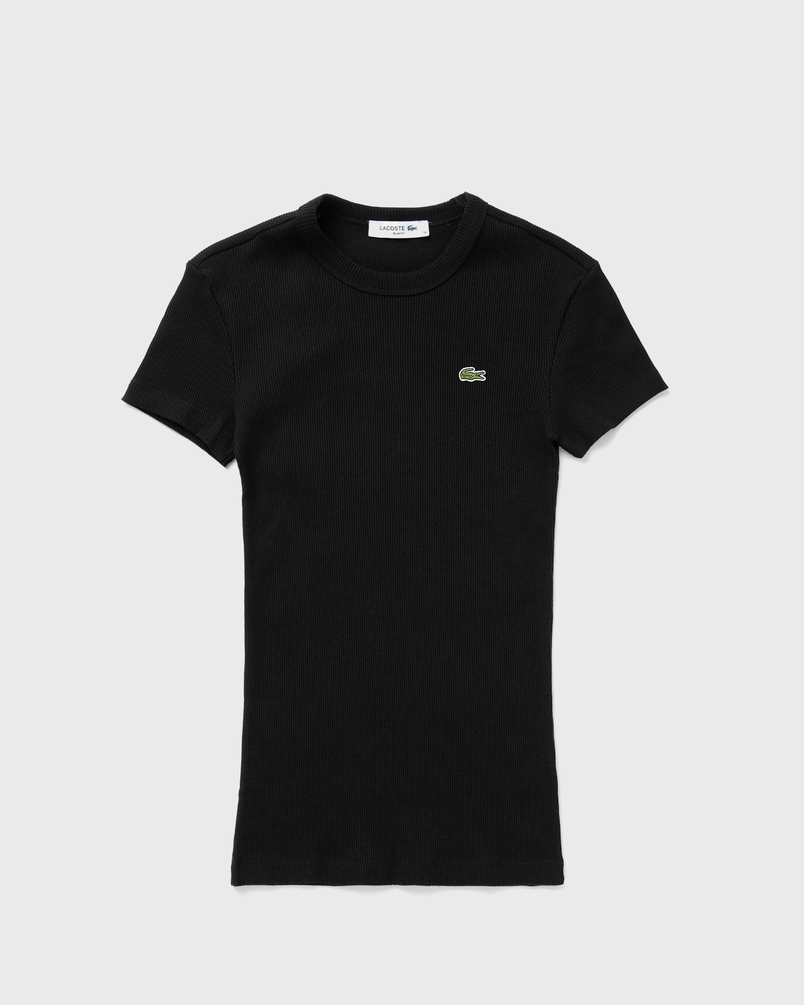 SLIM FIT RIBBED COTTON T-SHIRT