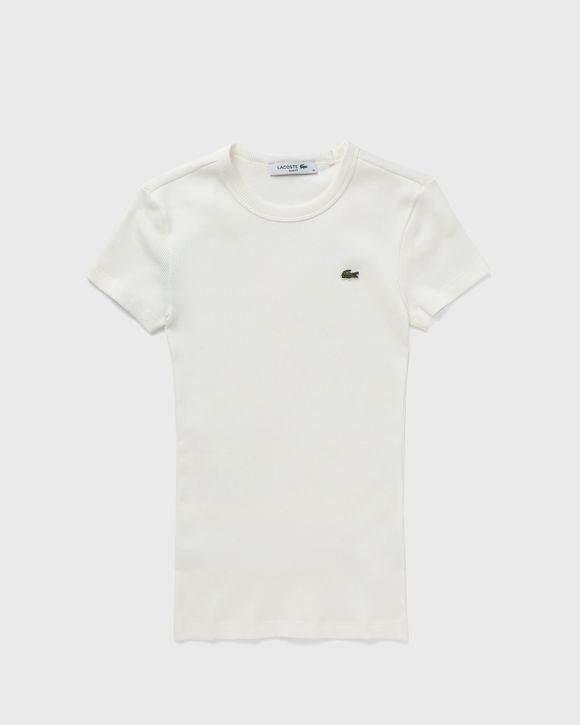 Tee shirt lacoste clearance blanc