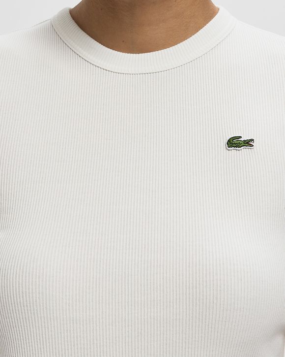 SLIM FIT RIBBED COTTON T-SHIRT