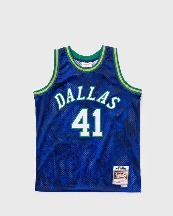 Dallas Mavericks Dirk Nowitzki Black Team Colour Swingman Jersey By  Mitchell & Ness - Mens