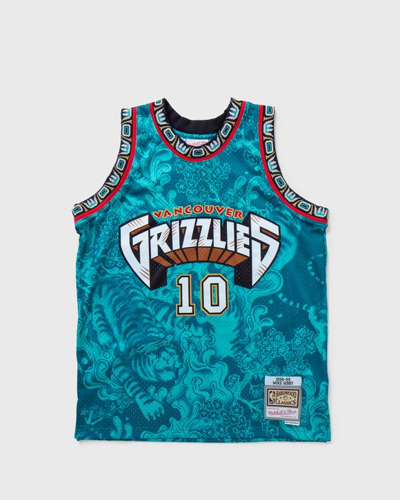 Memphis grizzlies 10 mike bibby white throwback retro jersey men's  basketball shirt Nba swingman vest 1994