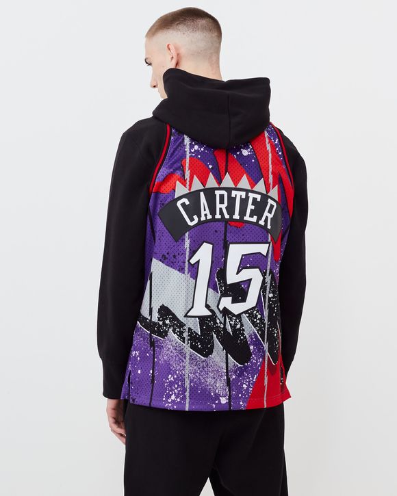 Mitchell & Ness Men NBA Toronto Raptors Hyper Hoops Swingman Jersey Vince  Carter Purple