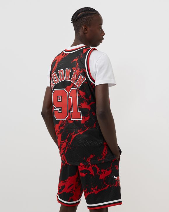 Mitchell & Ness Swingman Chicago Bulls Alternate 1995-96 Dennis Rodman Jersey, Black