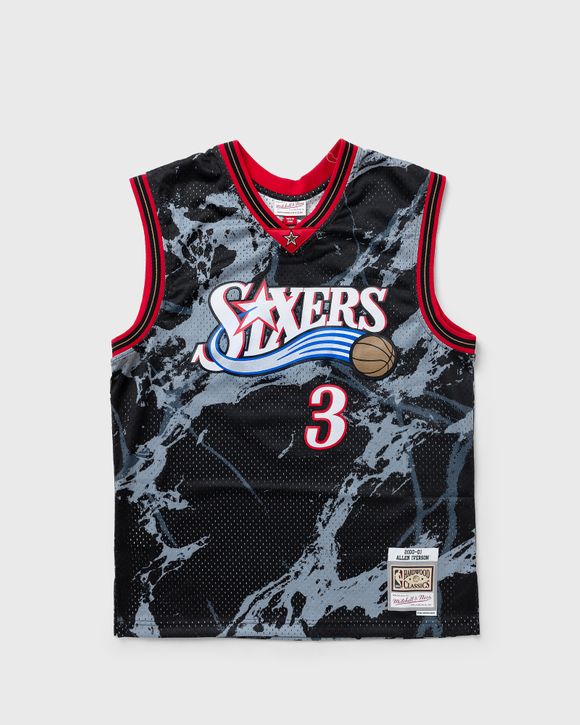 NBA TEAM MARBLE SWINGMAN JERSEY 76ERS 2000 ALLEN IVERSON