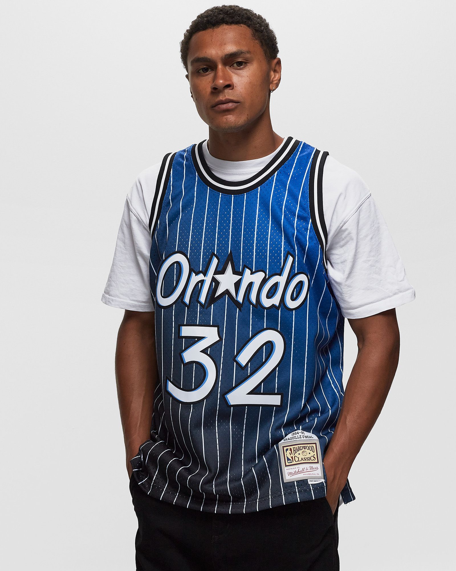 NBA SWINGMAN JERSEY ORLANDO MAGIC GOLDEN HOUR GLAZE 1994-95 SHAQUILLE O'NEAL #32