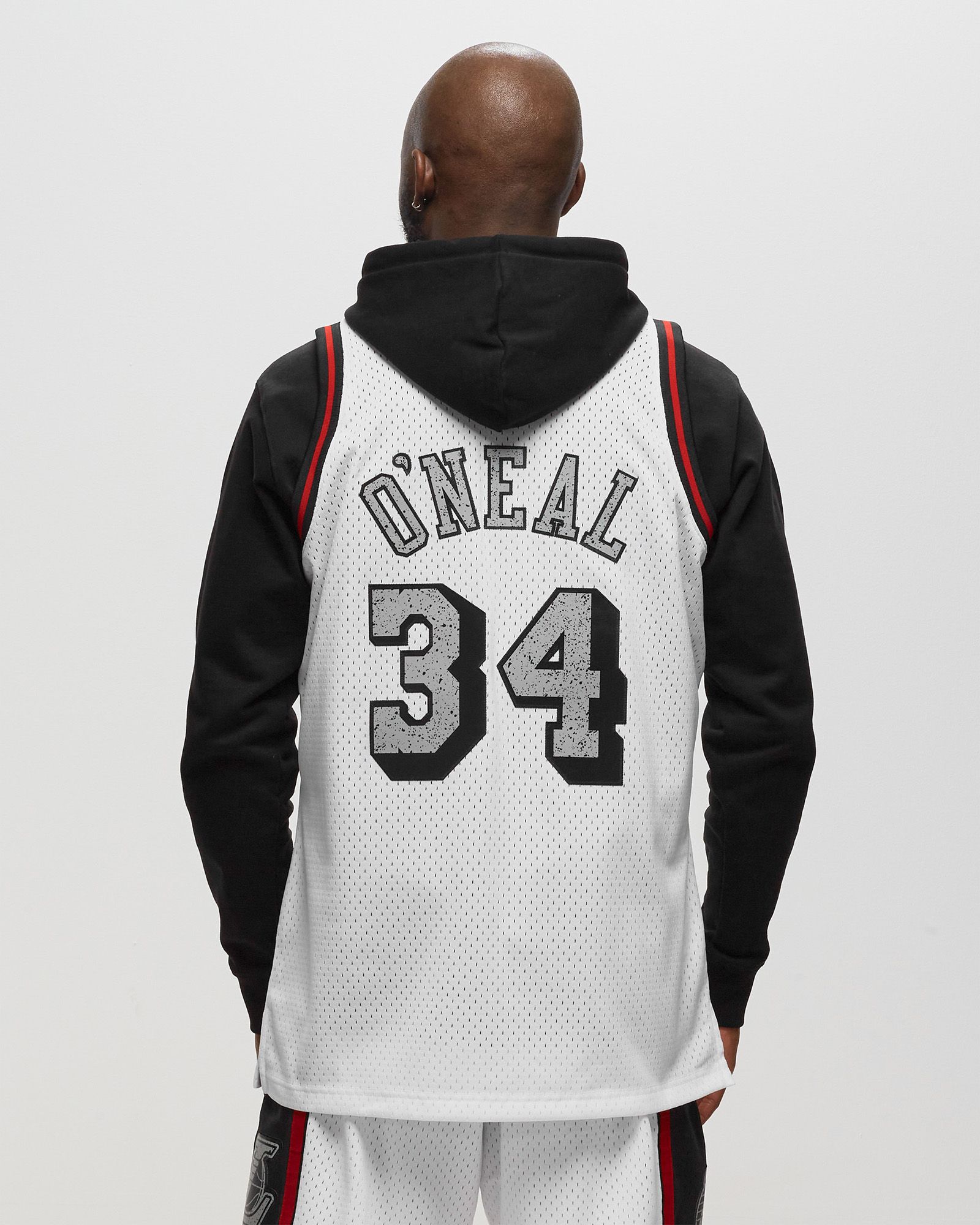 NBA CRACKED CEMENT SWINGMAN JERSEY LAKERS 1996-97 SHAQUILLE O'NEAL #34