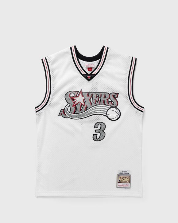 Mitchell & Ness Women's Mitchell & Ness Allen Iverson Black Philadelphia  76ers 2000-01 Hardwood Classics Swingman Jersey