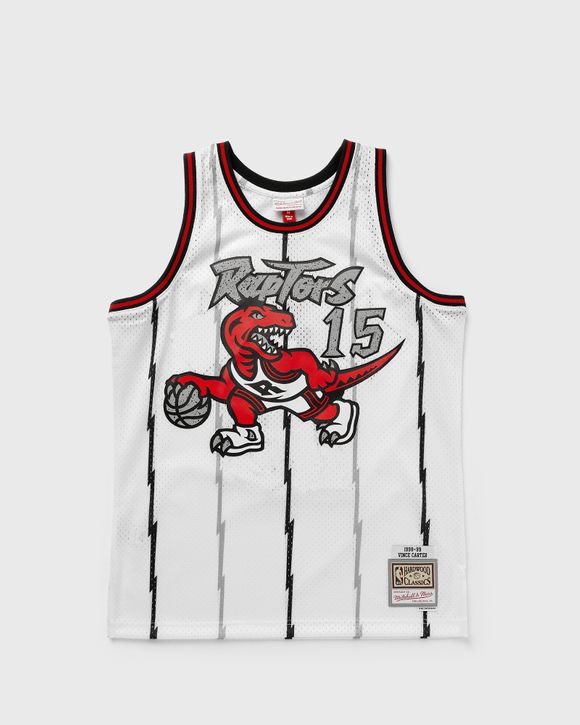 Mitchell & Ness Youth Mitchell & Ness White Toronto Raptors Hardwood  Classics Make The Cut Long Sleeve T-Shirt