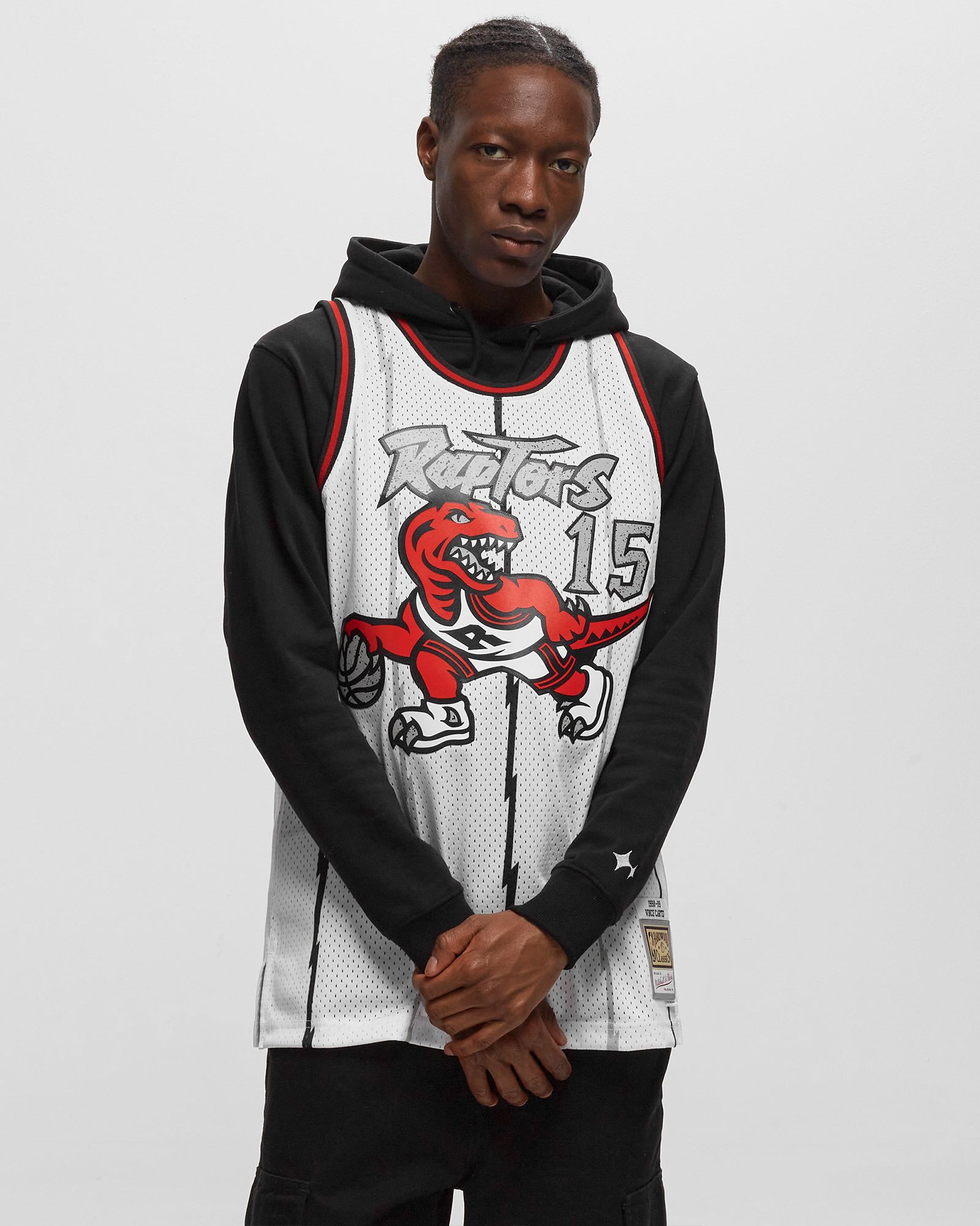 NBA CRACKED CEMENT SWINGMAN JERSEY RAPTORS 1998-99 VINCE CARTER #15