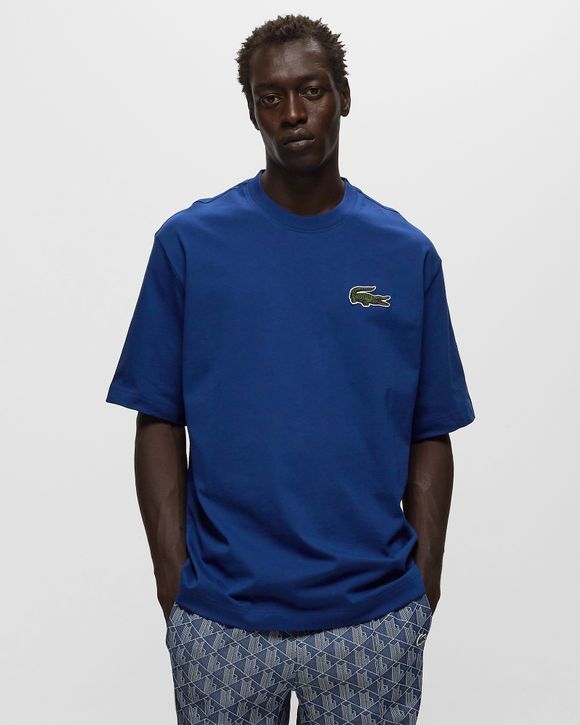 Lacoste blue hot sale t shirt