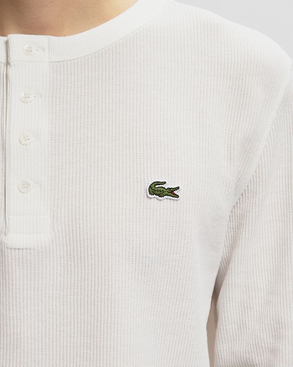 Waffle Knit Henley Tee