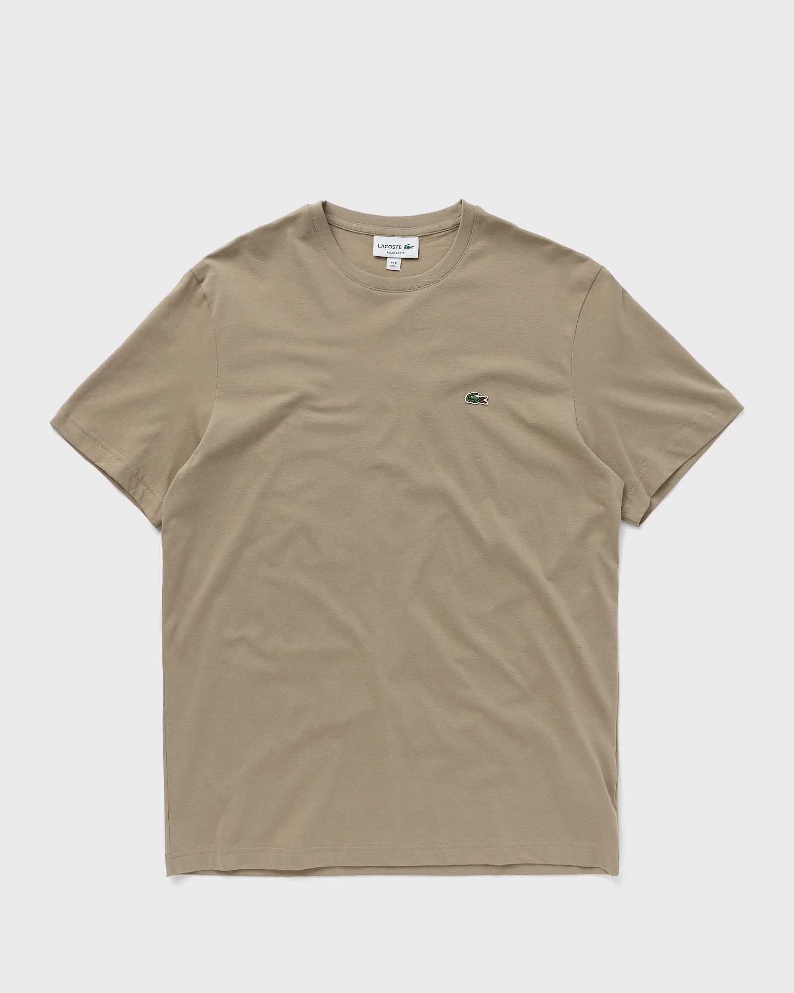 Lacoste - t-shirt men shortsleeves brown in größe:xxl