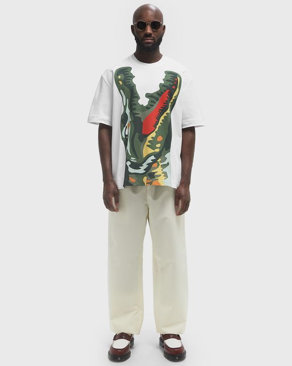 【関税込み】Lacoste ホワイト Lafayette Tシャツ Lacoste LAFAYETTE TEE White | BSTN Store
