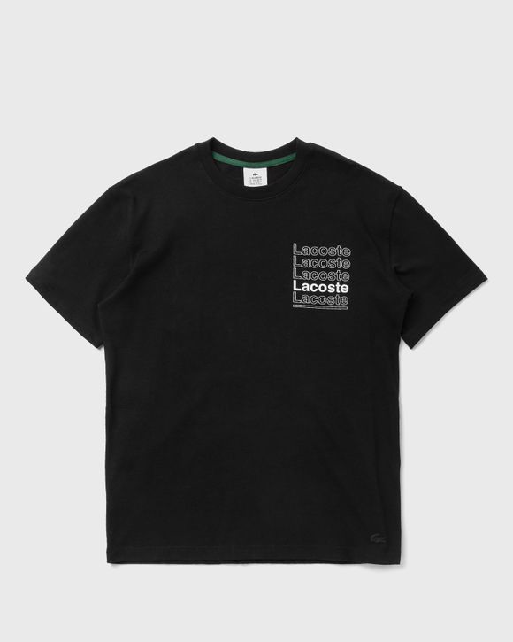 LACOSTE CLASSIC T-SHIRT BLACK & BASIC CROCO - TH7318