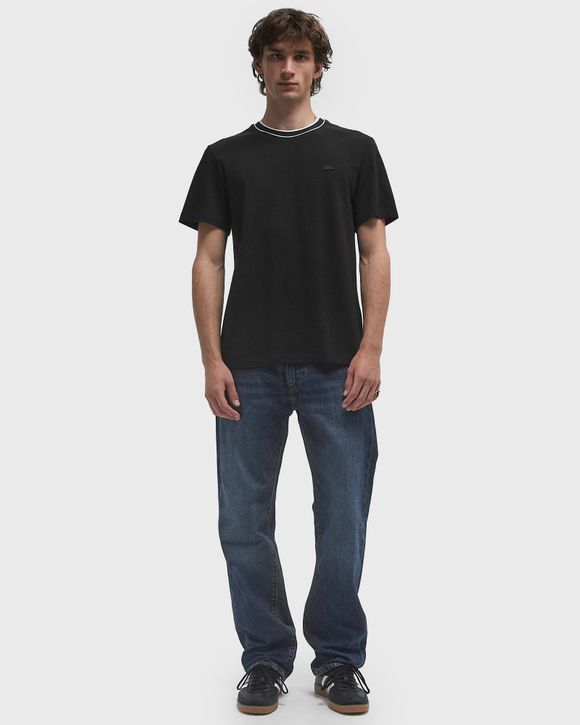 Thumbnail - STRETCH PIQUÉ STRIPE COLLAR T-SHIRT