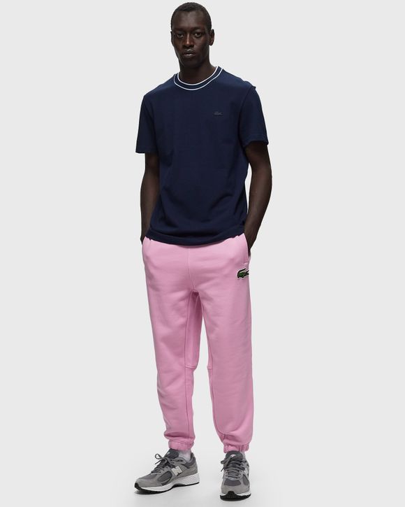 STRETCH PIQUÉ STRIPE COLLAR T-SHIRT