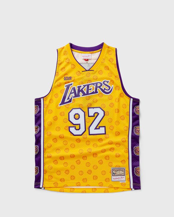 Shop Mitchell Ness Los Angeles Lakers Jersey Dress TNMK5180-LAL99SONYELL  yellow | SNIPES USA