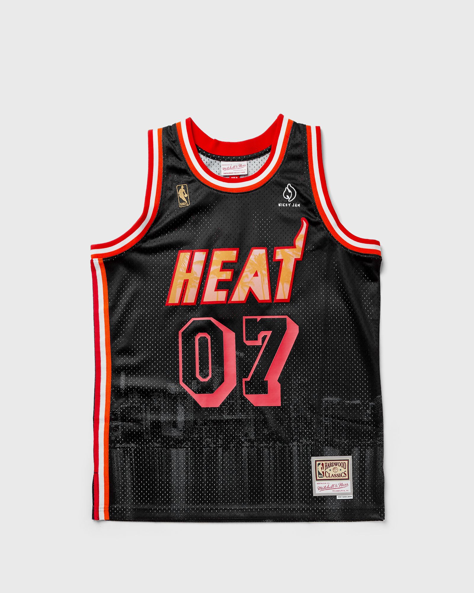 NICKY JAM X MN MIAMI HEAT SWINGMAN JERSEY