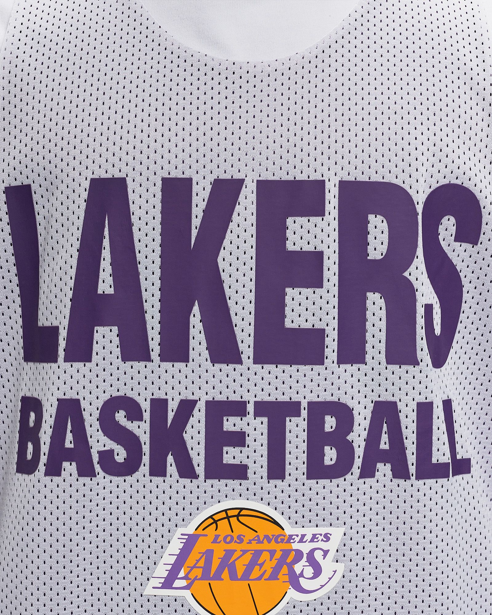 NBA REVERSIBLE MESH PRACTICE TANK VINTAGE LOGO LAKERS