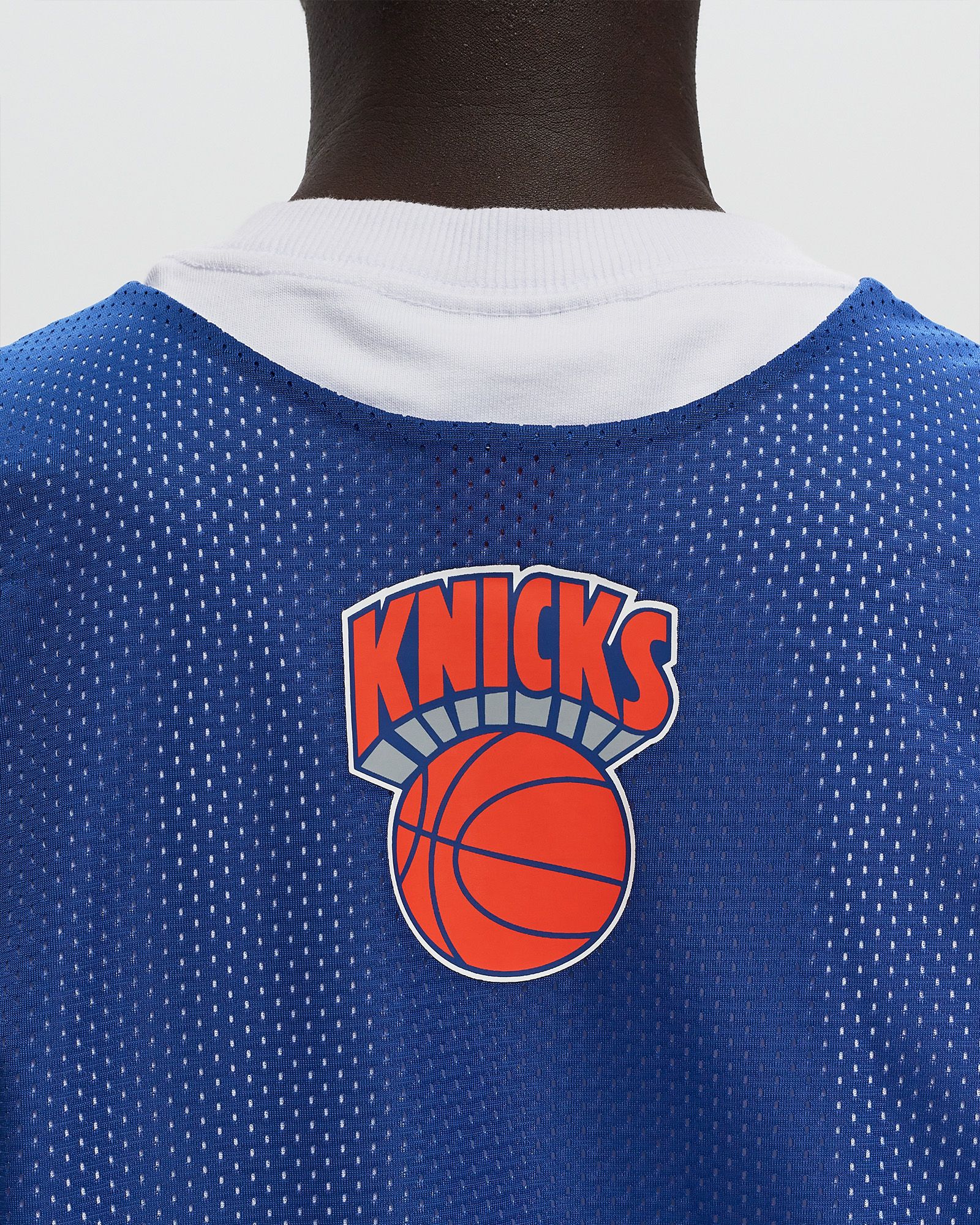 NBA REVERSIBLE MESH PRACTICE TANK VINTAGE LOGO KNICKS