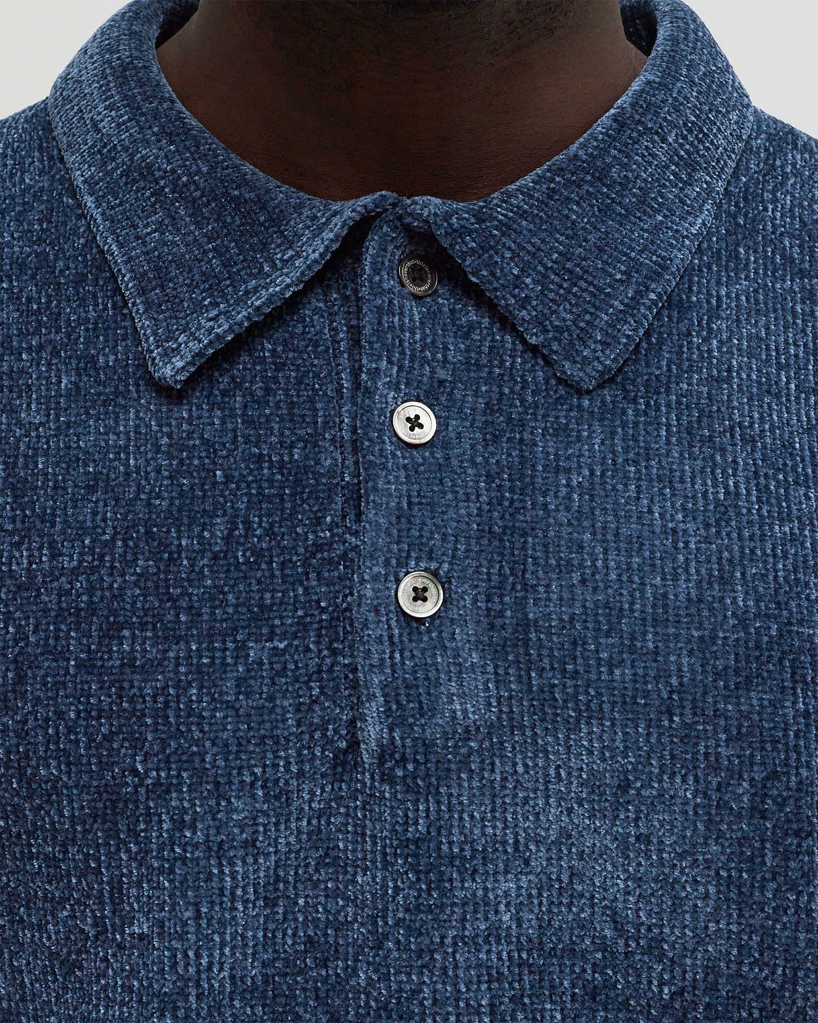 VELVET KNIT POLO