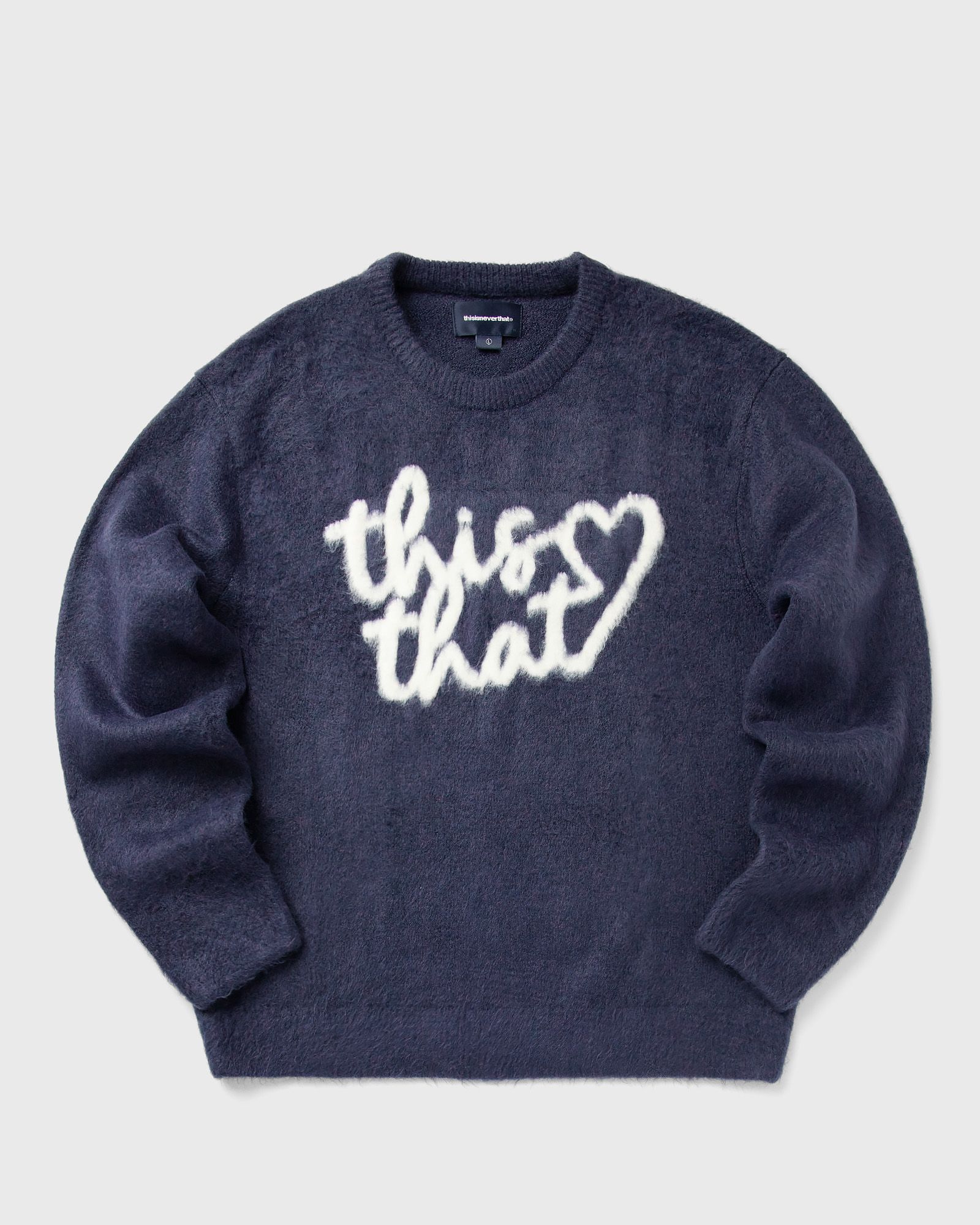HEART LOGO KNIT SWEATER