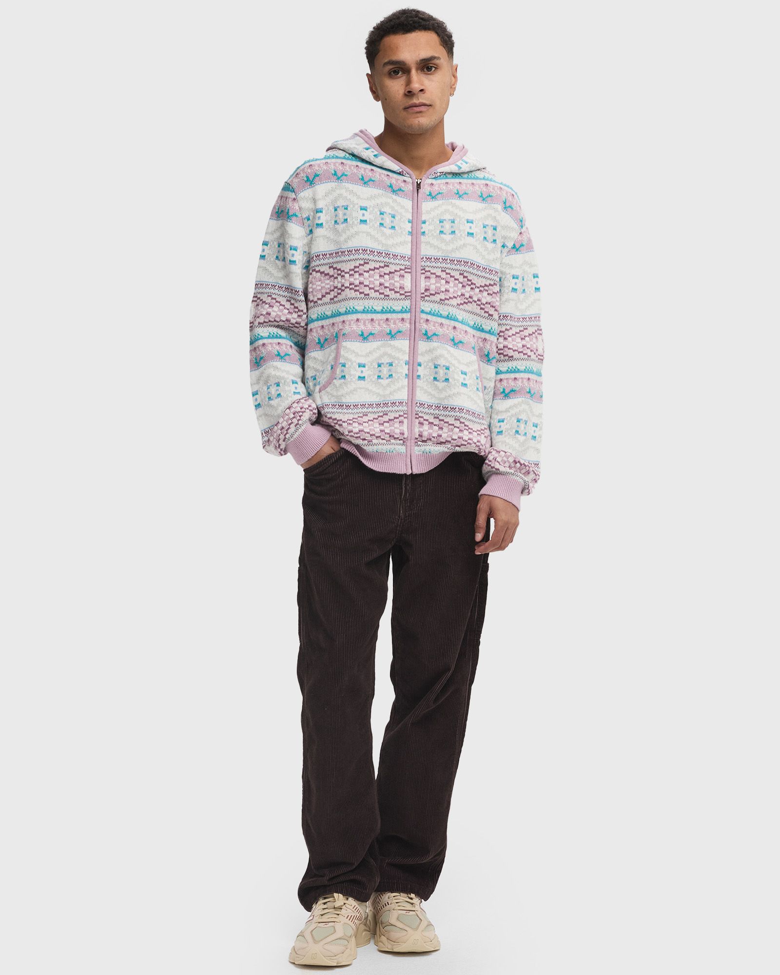 HOODED ZIP UP SWEATER