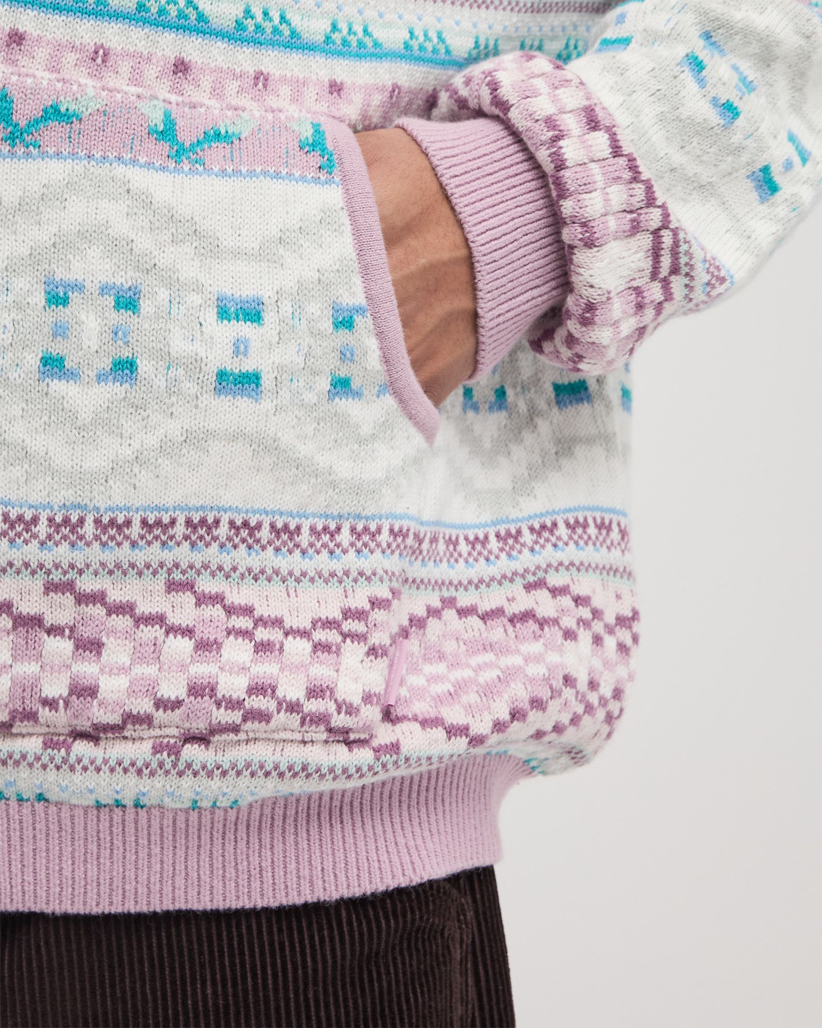 HOODED ZIP UP SWEATER