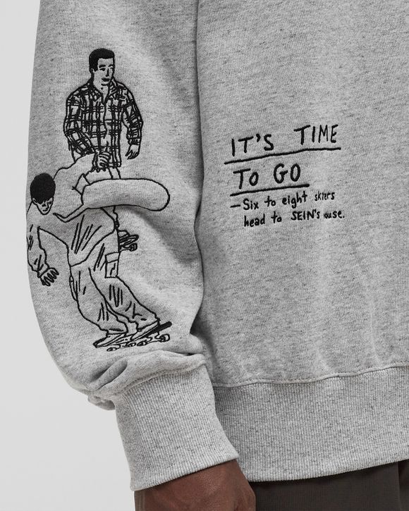 【THISISNEVERTHAT】OL-Logo Crewneck Dark Grey thisisneverthat - OL-Logo Crewneck in Dark Grey – Stoy