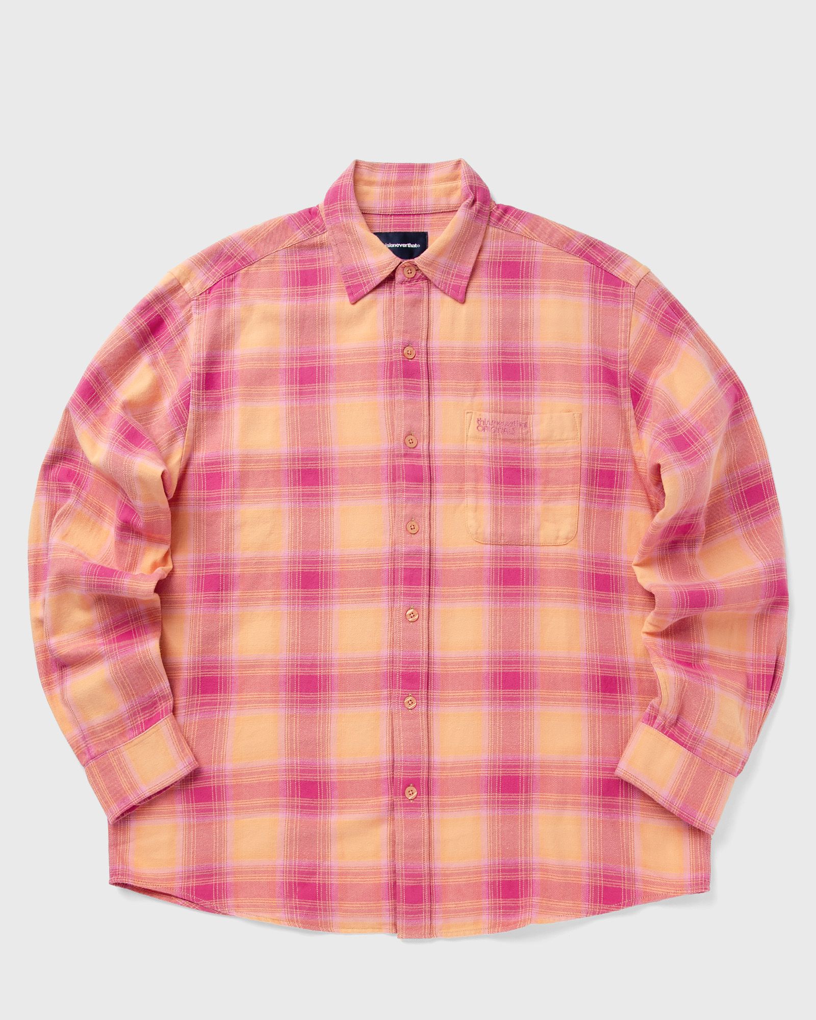 SHADOW PLAID FLANNEL SHIRT