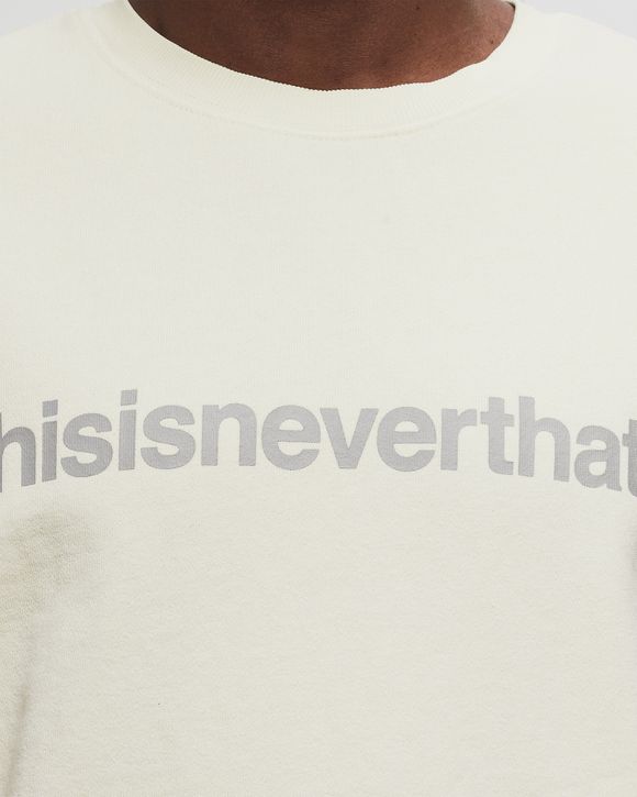 [Thisisneverthat]★韓国大人気★T-Logo Crewneck Thisisneverthat T-Logo Crewneck Sweatshirt - Black | Garmentory