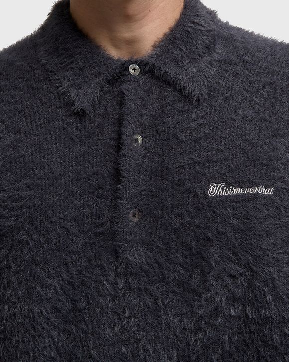 SCT-Logo Shaggy Knit Polo