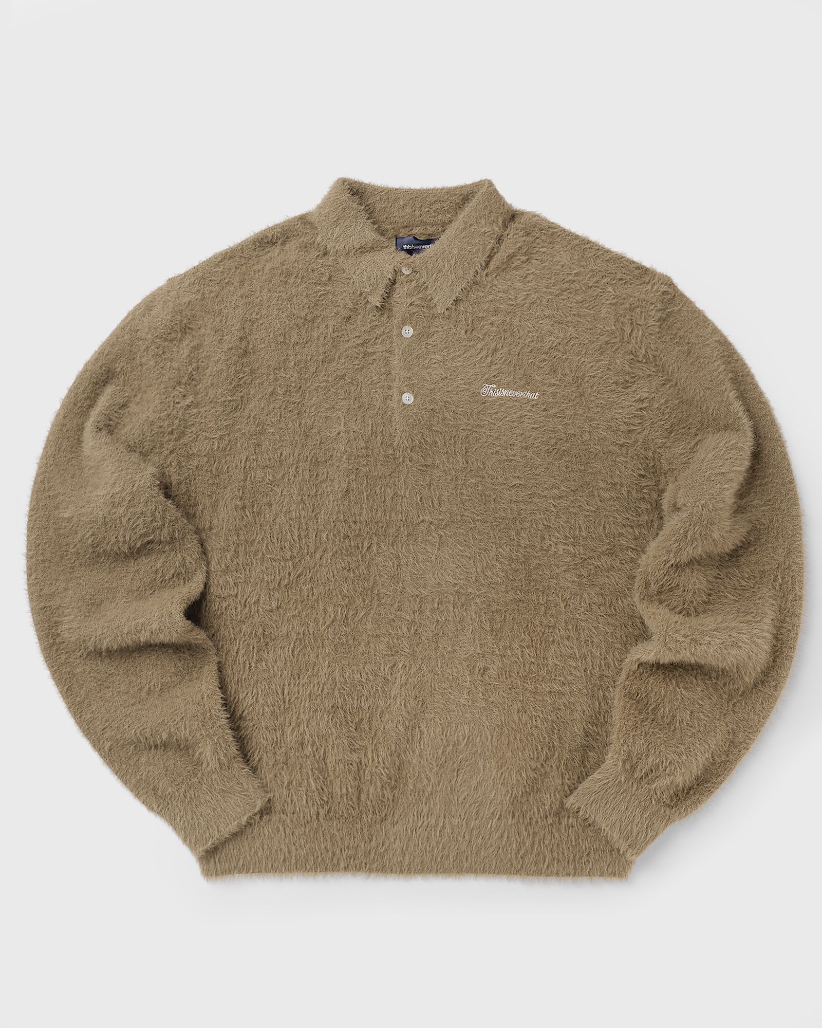 Sct-Logo Shaggy Knit Polo-image