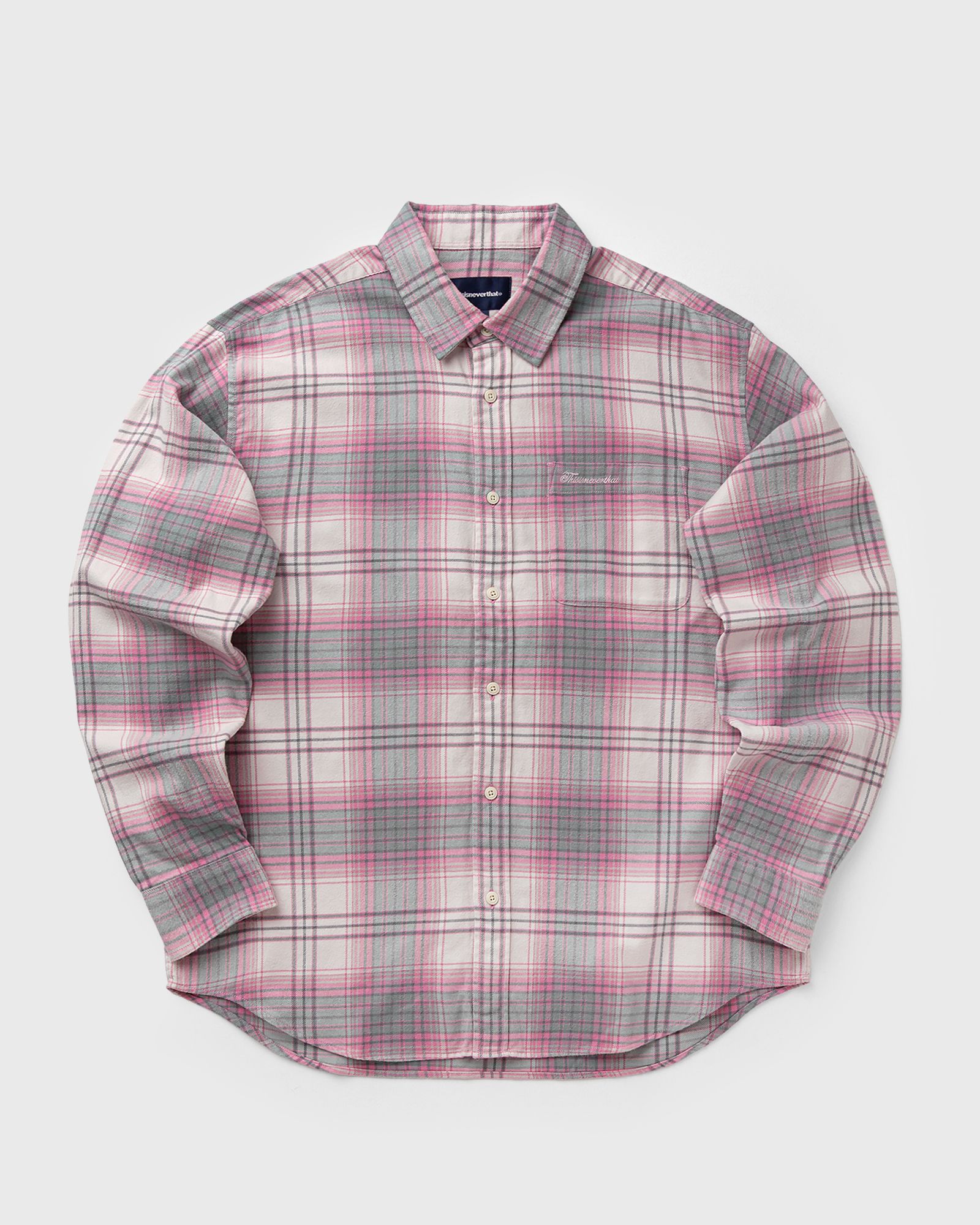Thisisneverthat Thisisneverthat Flannel Check Shirt in pink