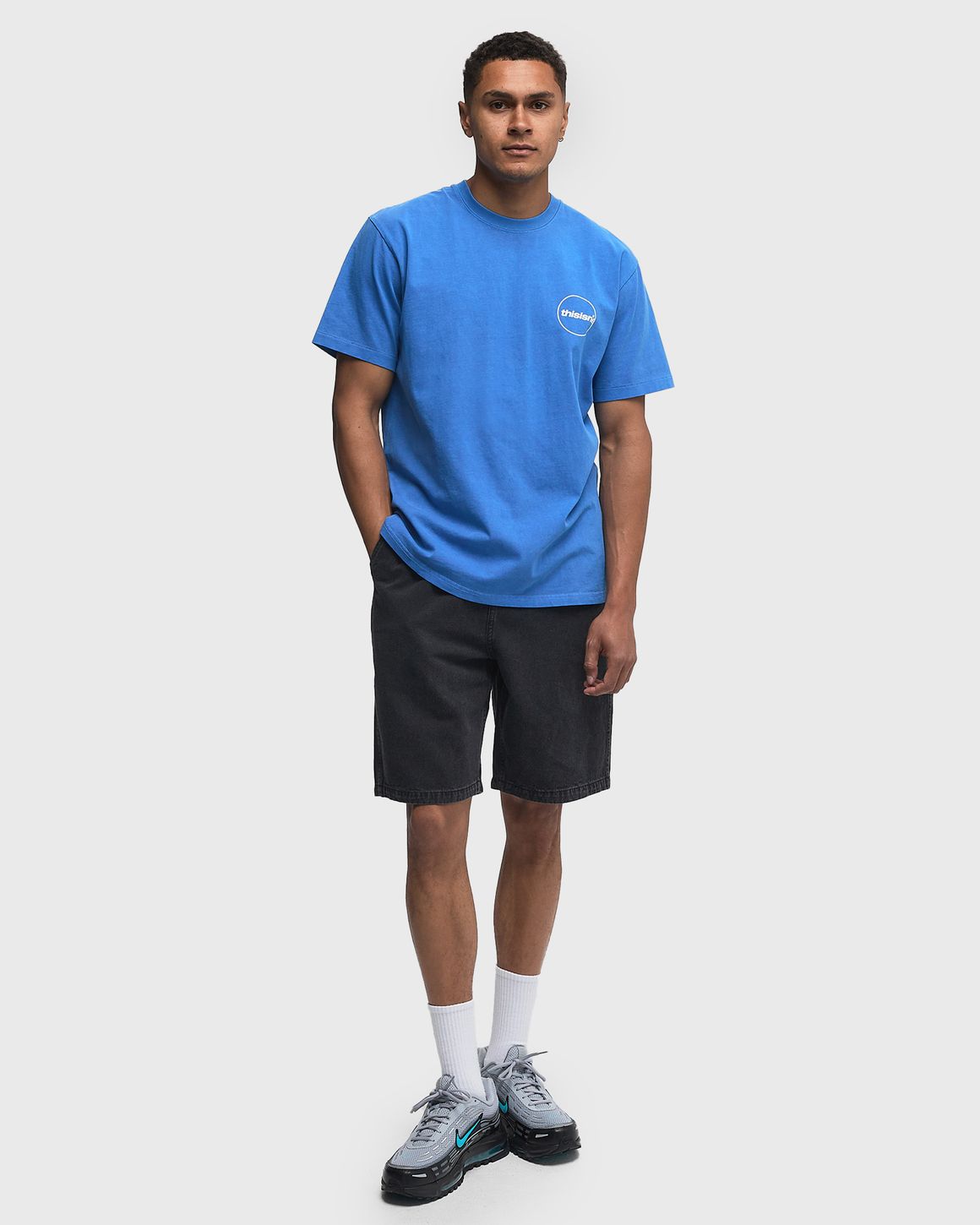 ★thisisneverthat★ CLogo Tee Blue TN250TTSST04BLU thisisneverthat C-Logo Tee Blue | BSTN Store