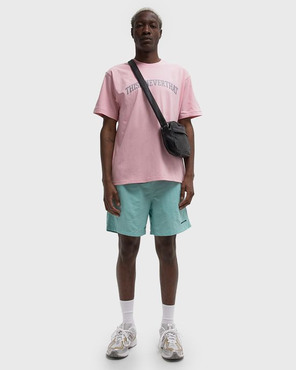 ★thisisneverthat★ ArchLogo Tee Pink TN250TTSST07PNK Check S/S Shirt - thisisneverthat®