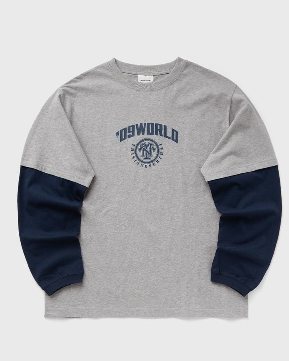 大学生 割引 thisisneverthat Layered L/S Tee Grey | BSTN Store トップス
