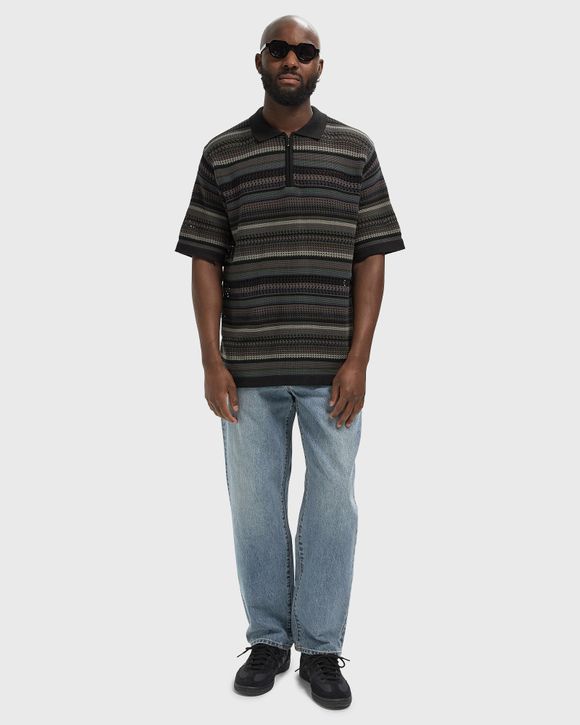 Striped S/S KnIt Polo