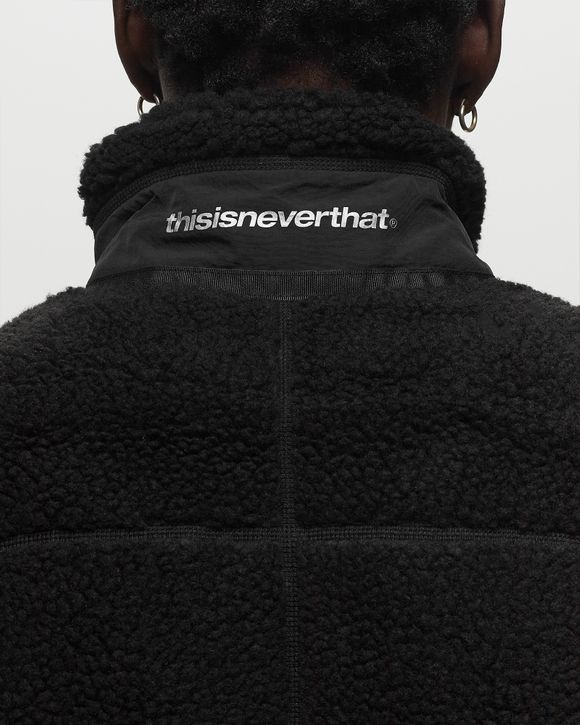 thisisneverthat SP Sherpa Fleece Jacket Black | BSTN Store