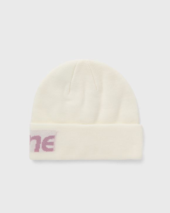 LOGO BEANIE CREAM