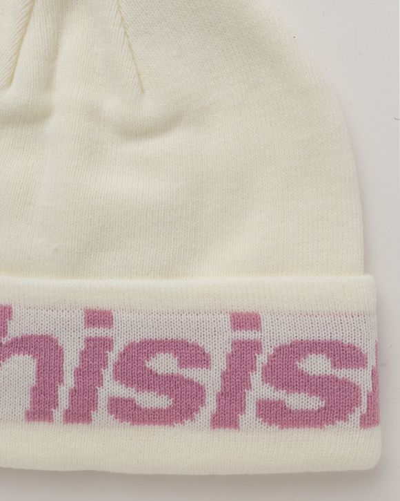 thisisneverthat SP-Logo Big Cuff Beanie White | BSTN Store