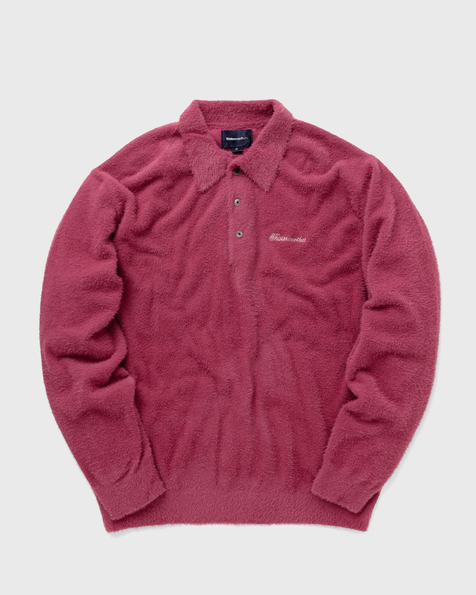 Script Shaggy Knit Polo